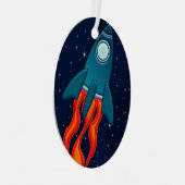 ロケット メタルオーナメント (正面右)