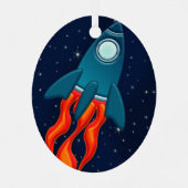 ロケット メタルオーナメント (裏面)