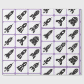 ロケット ラッピングペーパー (フラット)