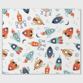 ロケット ラッピングペーパー (フラット)