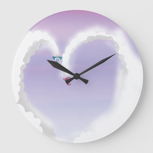 ロケット！ ラージ壁時計 (正面)