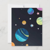 ロケット&宇宙誕生日カラーリングページ (裏面)