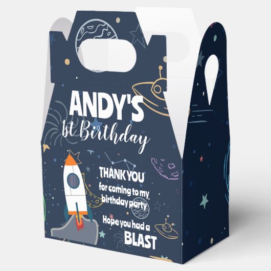 ロケット&惑星宇宙誕生日会 フェイバーボックス (オープン)