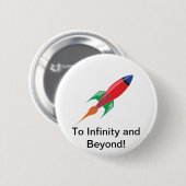 ロケット 缶バッジ (正面&裏面)