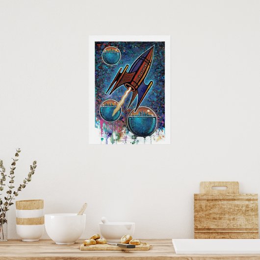 ロケット#106 ポスター (キッチン)