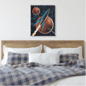 ロケット#123 キャンバスプリント (インサイチュ (寝室))