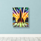 ロケット#25 キャンバスプリント (インサイチュ (ウッドフロア))