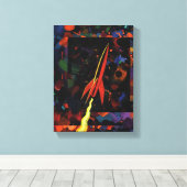 ロケット#52 キャンバスプリント (インサイチュ (ウッドフロア))