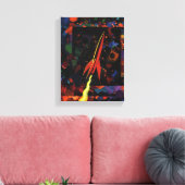 ロケット#52 キャンバスプリント (インサイチュ (リビング))