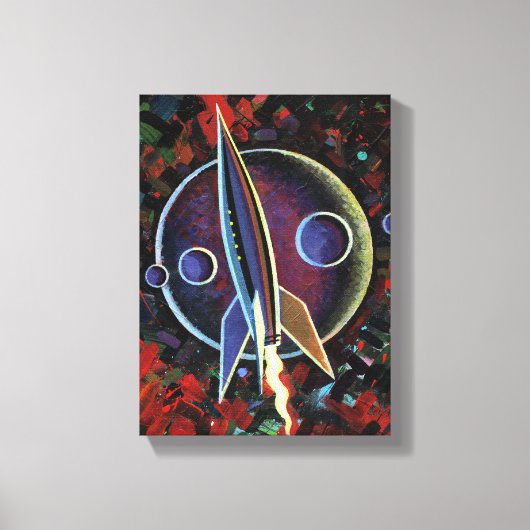 ロケット#54 キャンバスプリント (正面)