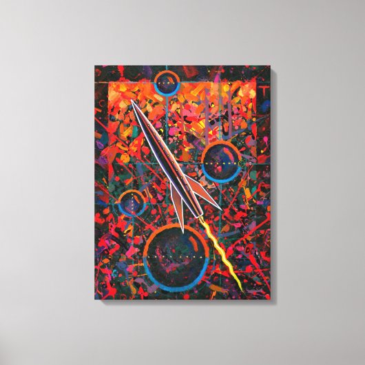 ロケット#91キャンバス印刷 キャンバスプリント (正面)