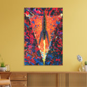 ロケット#95 キャンバスプリント (インサイチュ (リビング))