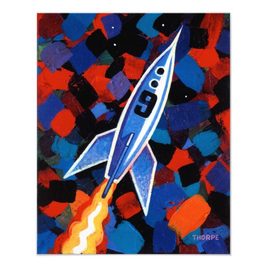 ロケット#9 フォトプリント            (正面)