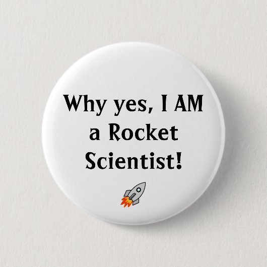 ロケットScientiestボタン 缶バッジ (正面)