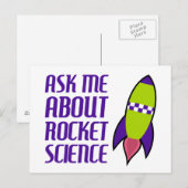 ロケッ頼ト科学に関する私 ポストカード (正面/裏面)