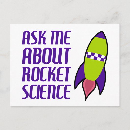 ロケッ頼ト科学に関する私 ポストカード (正面)