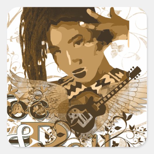 ロケーションと転が スクエアシール (正面)