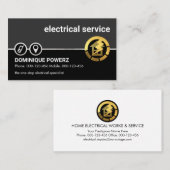 ロケーショ連絡ンアイコン金ゴールドパワーハウス 名刺 (正面/裏面)