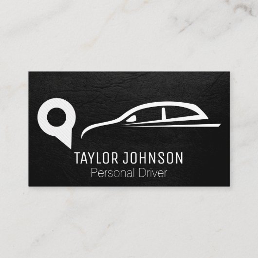 ロケータマーカー | 車のロゴ 名刺 (正面)