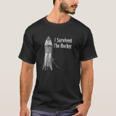 ロケ生き延びットアパレおもしろいル Tシャツ (正面)