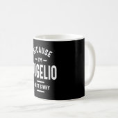 ロゲリオパーソナライズされた名誕生日 コーヒーマグカップ (正面右)