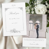 ロコエレガントフランスのコフレーム サンキューカード