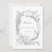 ロコエレガントフランスのコフローラ サンキューカード (正面)