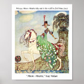 ロココおとぎ話の王女の乗馬 ポスター (正面)