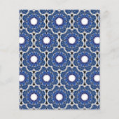 ロココインディゴビューティブル結婚ブルーのメニュー (裏面)