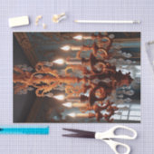 ロココエレガンスシャンデリアデクページ | 華美 薄葉紙 (クラフト)