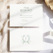 ロココエレガントフローラ結婚ズ 出欠カード