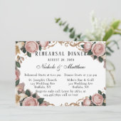 ロココエレガントペニーリハーサルディナー 招待状 (スタンド正面)