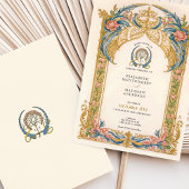 ロココエレガント結婚式招待状 招待状