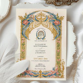 ロココエレガント結婚式招待状 招待状