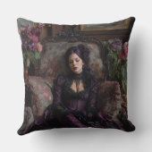 ロココゴシック女性 クッション (裏面)