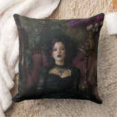 ロココゴシック女性 クッション (ブランケット)