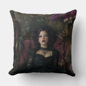 ロココゴシック女性 クッション (正面)