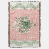 ロココソファが毛布コットンポリエステルを投げる スローブランケット (正面縦)