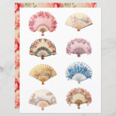 ロココハンドファンを切る (正面/裏面)