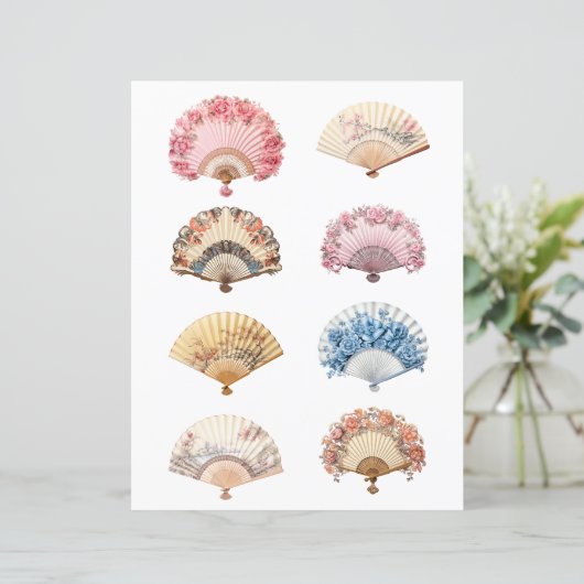 ロココハンドファンを切る (スタンド正面)