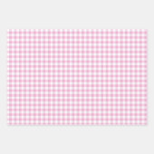 ロココバラとジンガムのギフトシートセット3 ラッピングペーパーシート (正面2)