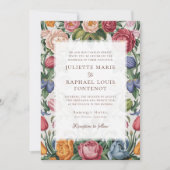 ロココバロックフローラオールインワン結婚ズ 招待状 (正面)
