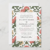 ロココバロックフローラオールインワン結婚ズ 招待状 (正面)