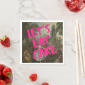 ロココバースデーパーティーマリー・アンティネットピはっきりしたンク スタンダードカクテルナプキン (インサイチュ)