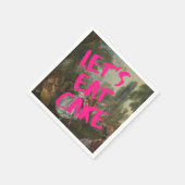 ロココバースデーパーティーマリー・アンティネットピはっきりしたンク スタンダードカクテルナプキン (角)