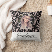 ロココピンクブラック大学院写真卒業 クッション (ブランケット)