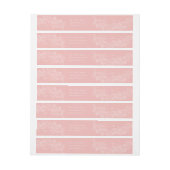 ロココピンク事前アドレス指定返品 ラップアラウンドラベル (シート)