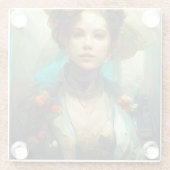 ロココフューチャーSci-Fiファンタジー ガラスコースター (裏面)