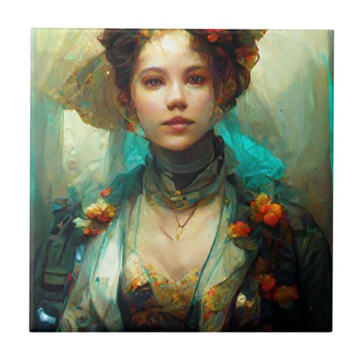 ロココフューチャーSci-Fiファンタジー タイル (正面)