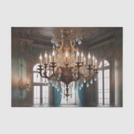 ロココフランスのシャンデリアデクページ紙1 薄葉紙